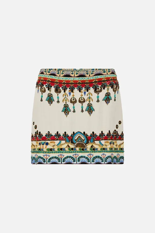 HAND EMBELLISHED MINI SKIRT VALLEY OF THE QUEENS