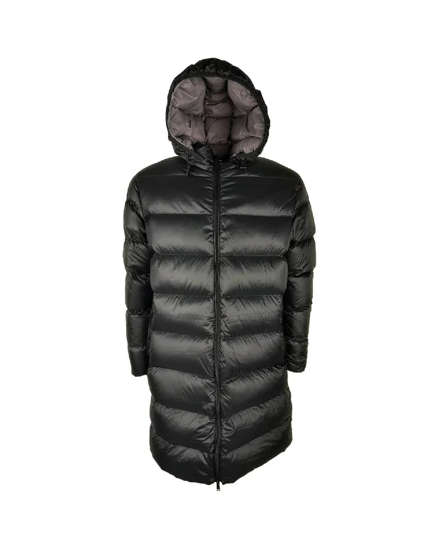 Centogrammi Women's Black Nylon Jackets & Coat - M