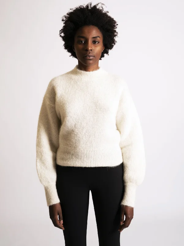 Maglia in Mohair Bianco