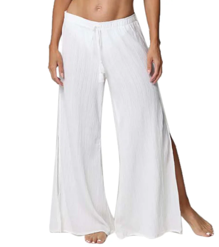 J.Valdi Women's Oaxaca Fly Away Pant White