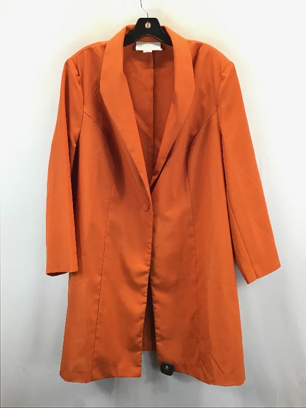 Orange Blazer Clothes Mentor, Size 22