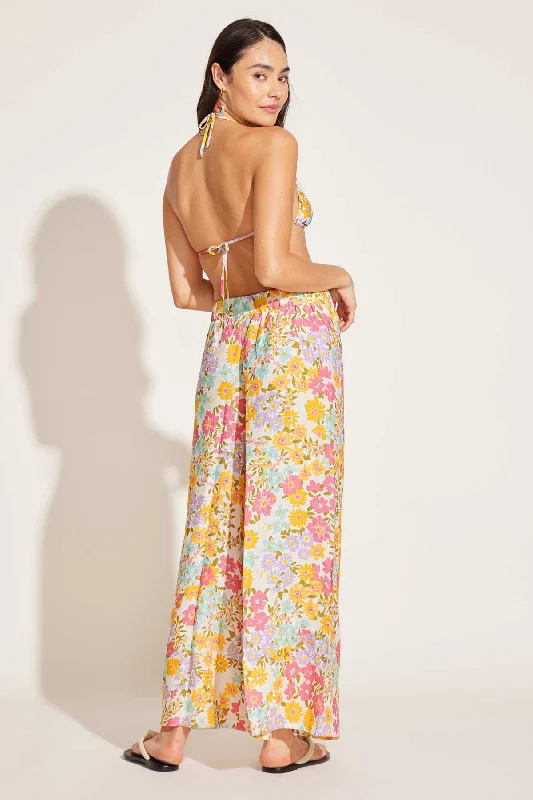 Tallows Linen Wide Leg Pant - Wildflower EcoLinen