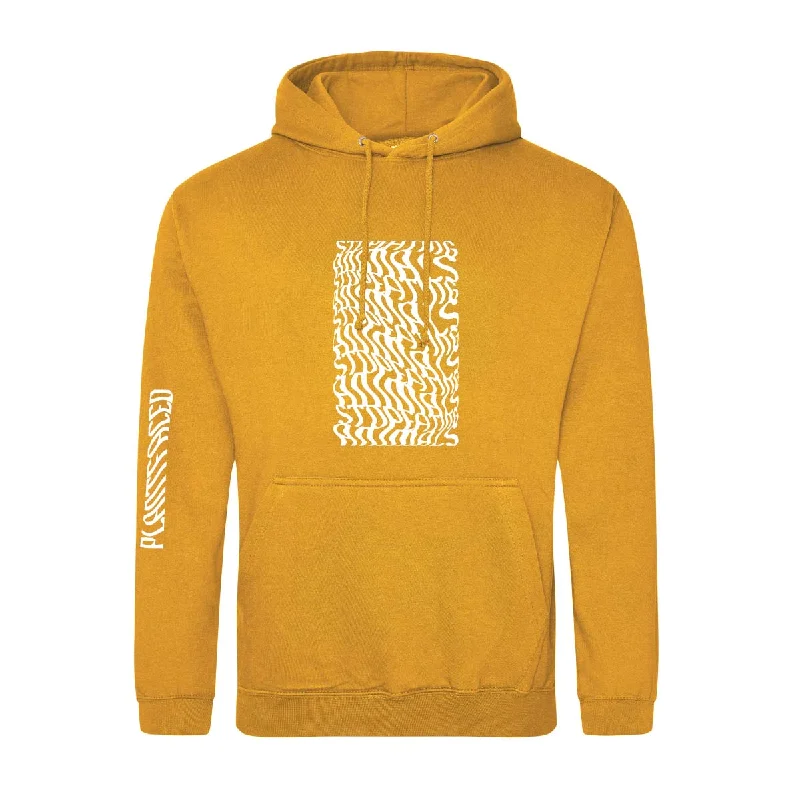 Illusions Hoodie - Stop Eating Animals - Mustard Yellow