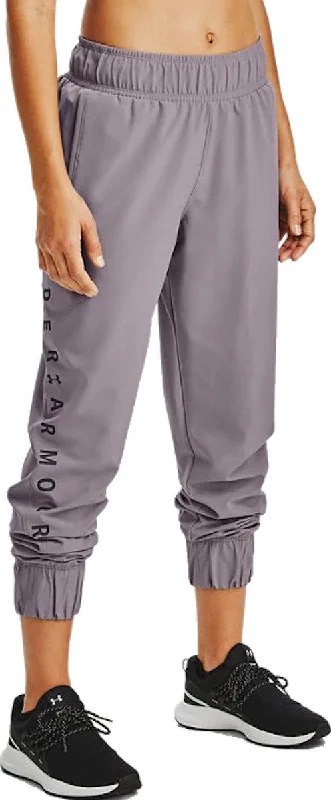 Women's UA Woven Branded Pants 1351883-585