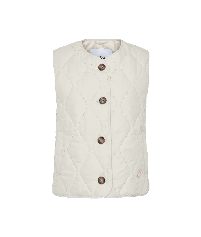 Kelley Quilted Gilet - Cream