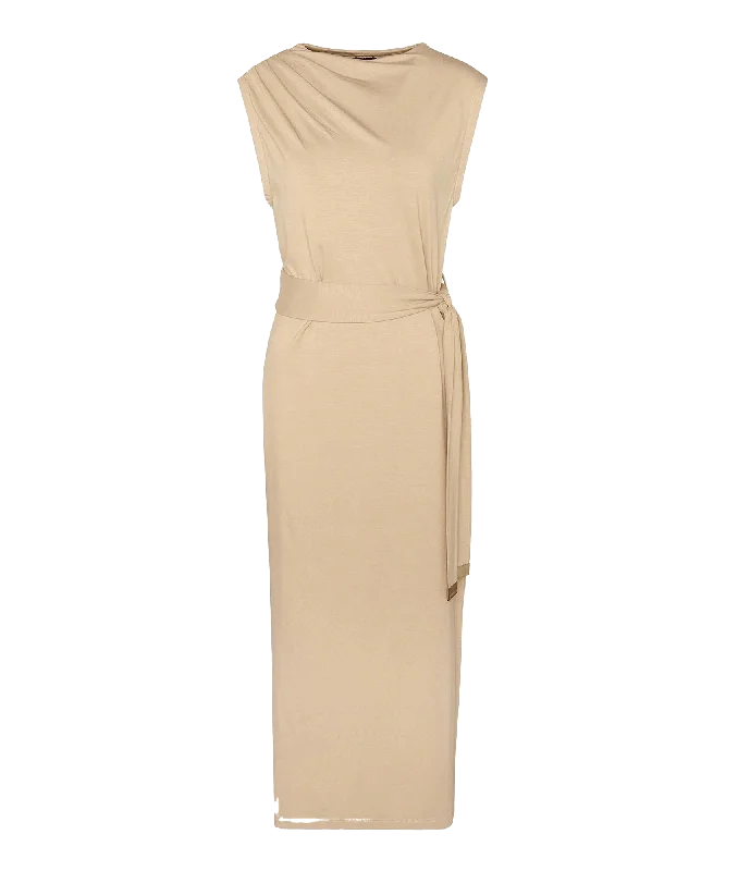 Courtney Midi Dress - Beige