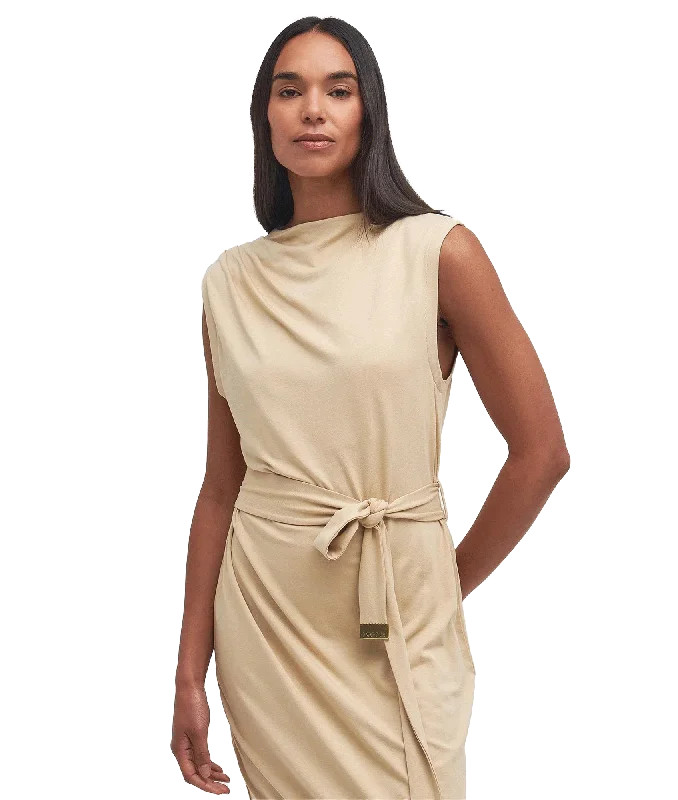 Courtney Midi Dress - Beige