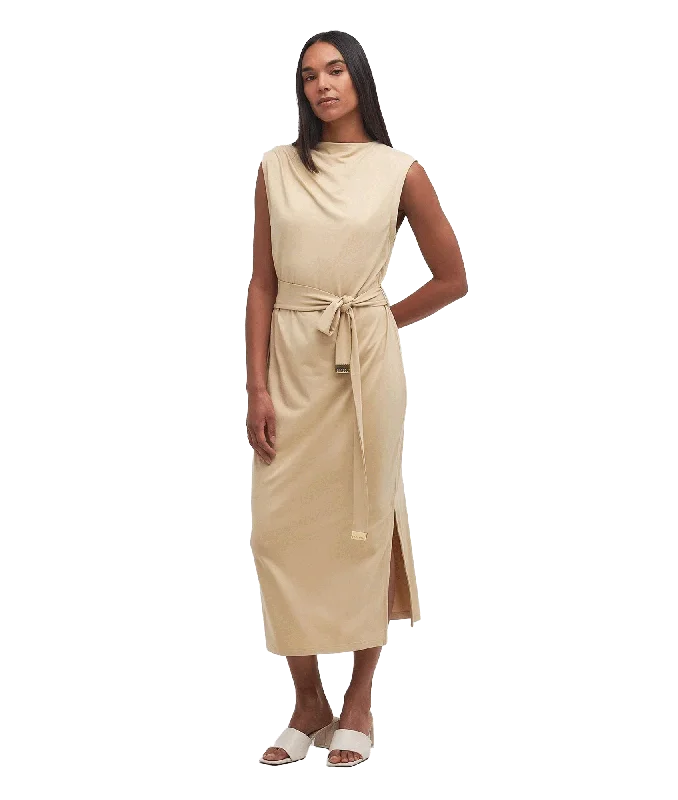 Courtney Midi Dress - Beige