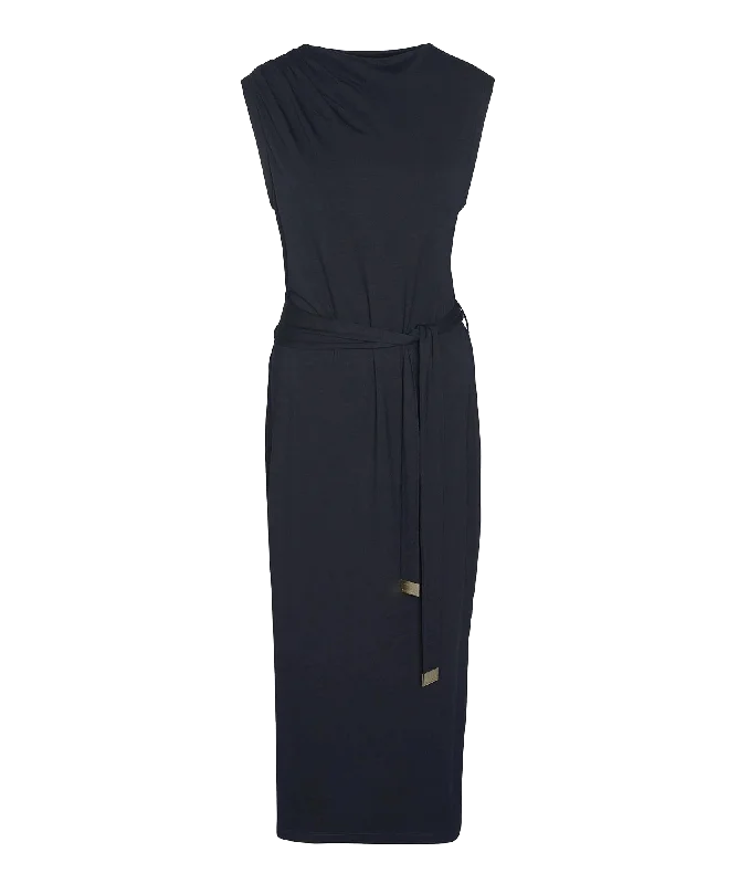 Courtney Midi Dress - Black