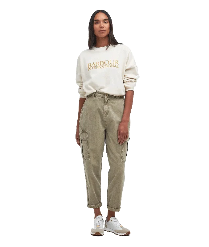 Carla Logo Sweatshirt - Cream