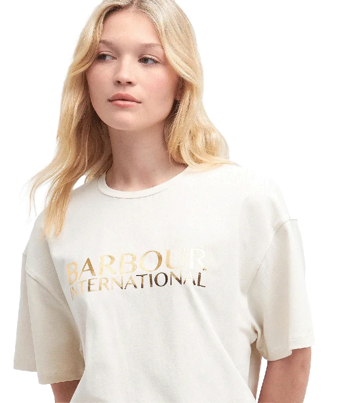 Carla Logo T-Shirt - Cream