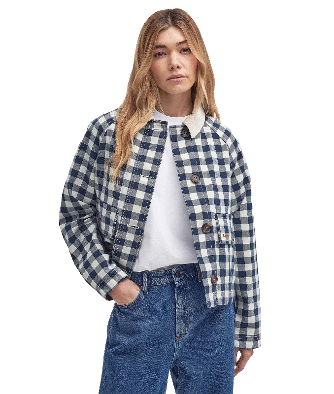 Maddison Gingham Casual Jacket - Multi