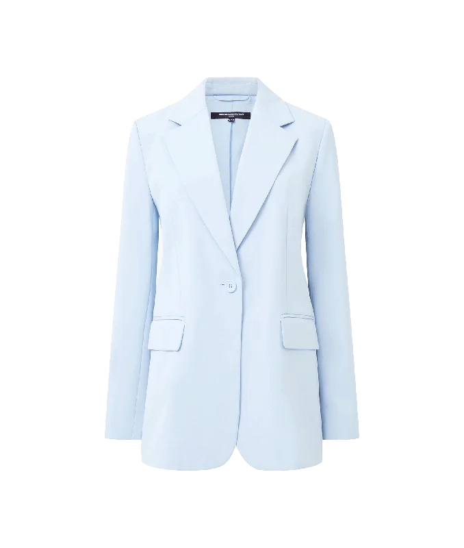 Harrie Suiting Single Breasted Blazer - Blue