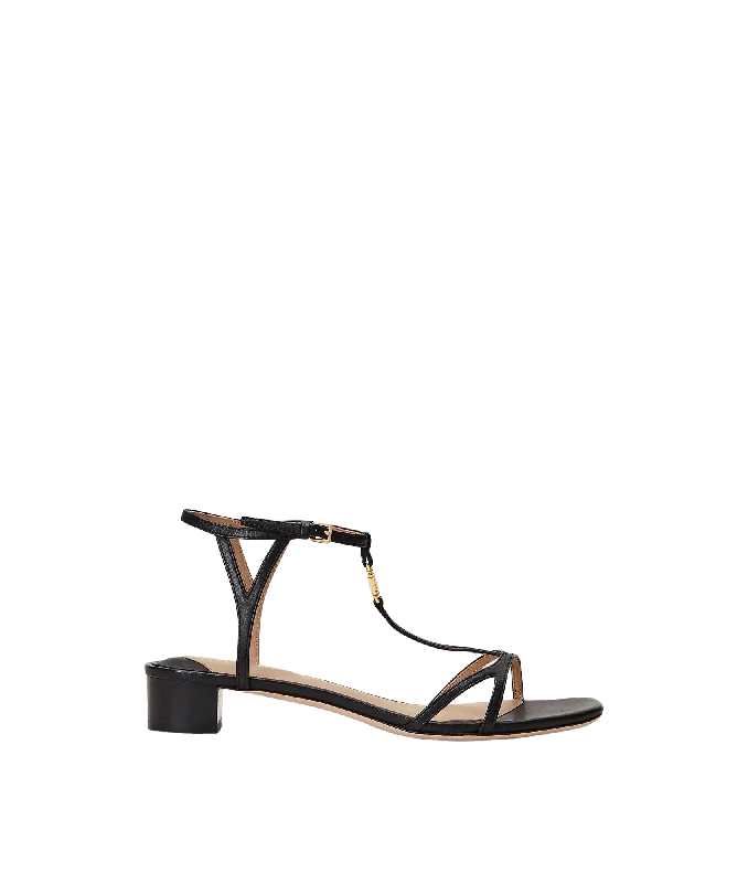 Fallon Nappa Leather Sandal - Black