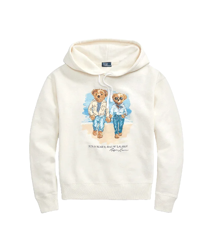 The Ralph & Ricky Bear Fleece Hoodie - Cream