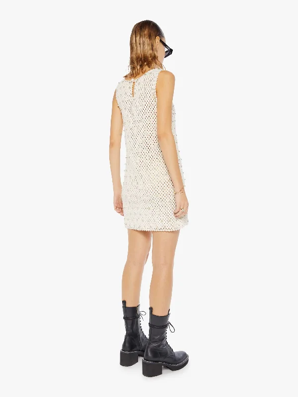 Alix Of Bohemia Gia Bone And Bead Crochet Dress - Ivory