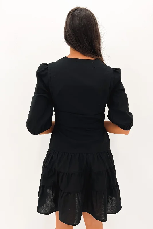 Aubra Mini Dress Black