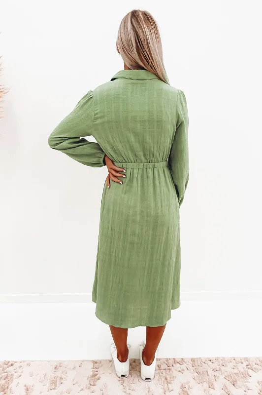 Claudia Midi Dress Green