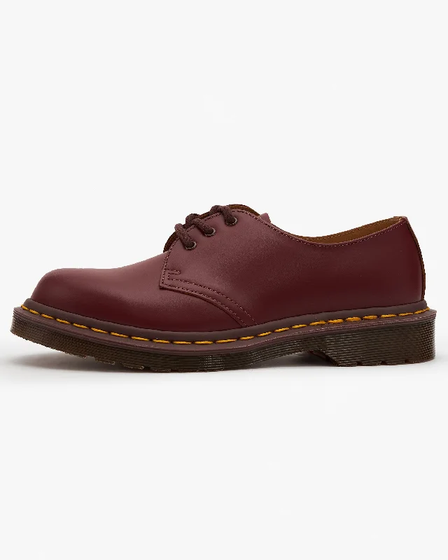 Dr Martens Made In England Vintage 1461 Shoes - Oxblood Quilon