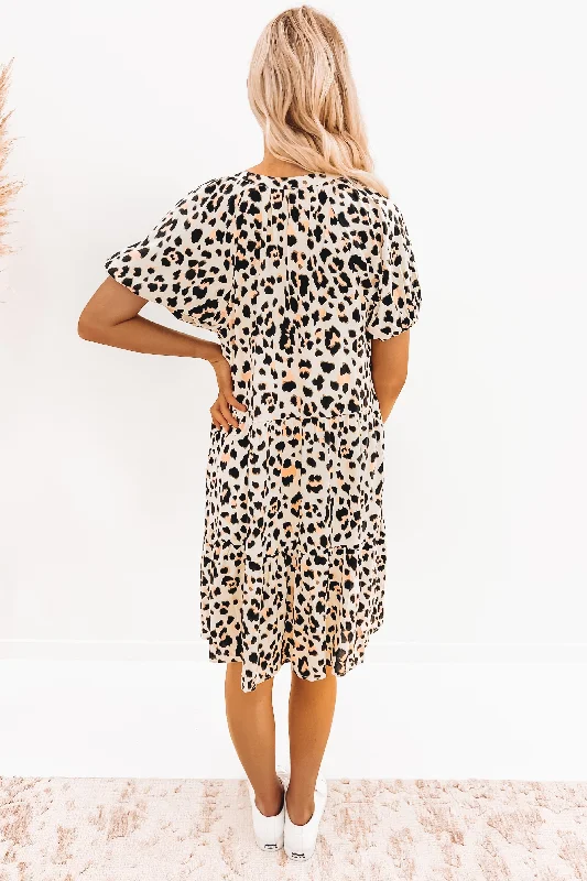 Kayden Mini Dress Leopard