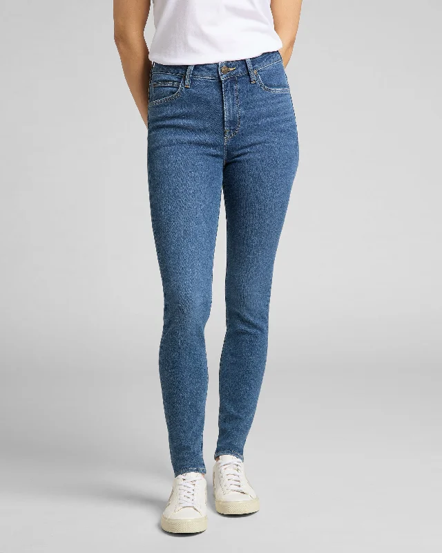 Lee Scarlett High Skinny Womens Jeans - Mid Madison