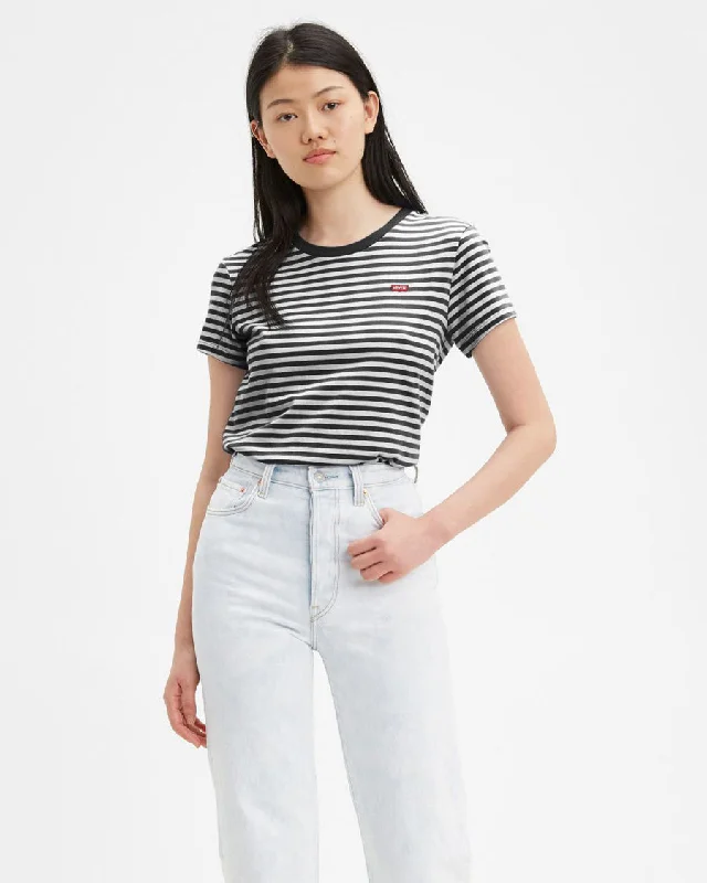 Levi's® Womens Perfect Tee - Raita Stripe / Caviar