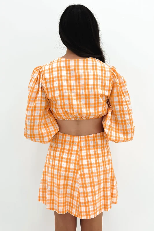 Liora Mini Dress Orange