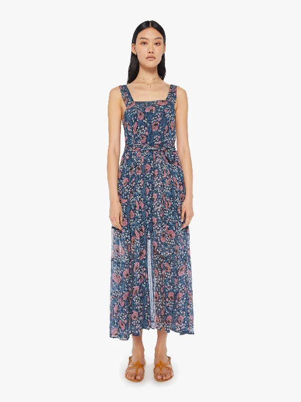 Natalie Martin Jasmine Dress - Vintage Flowers Indigo