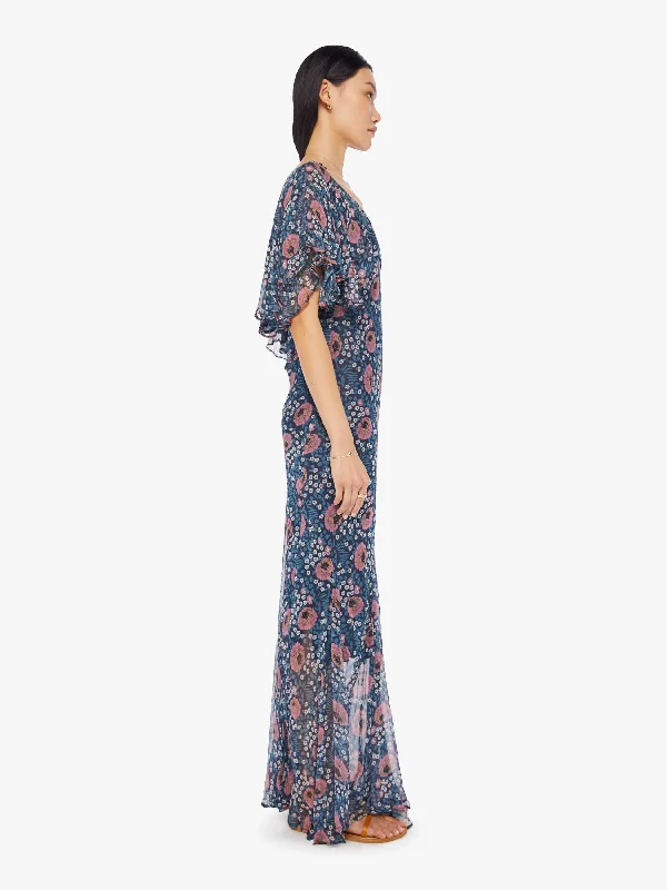 Natalie Martin Ramya Dress - Vintage Flowers Indigo