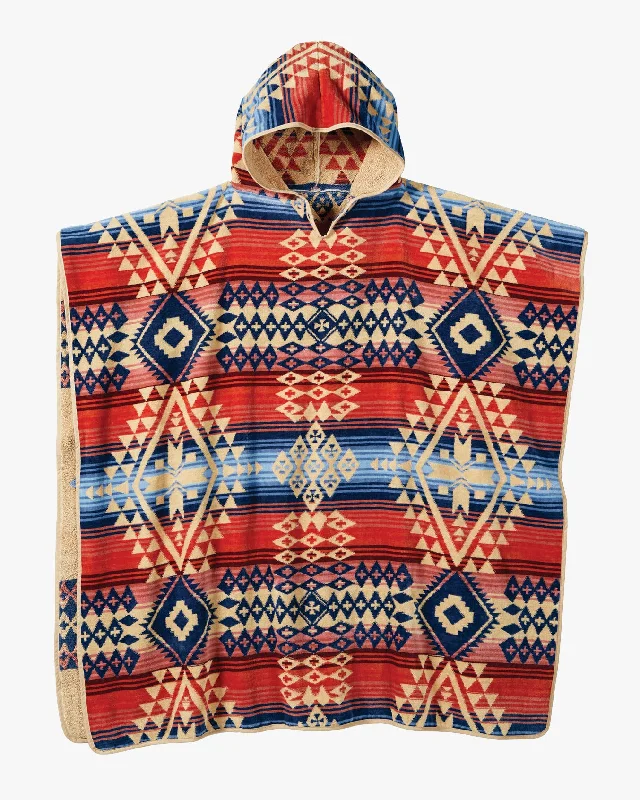 Pendleton Adult Jacquard Hooded Towel - Canyonlands Desert Sky