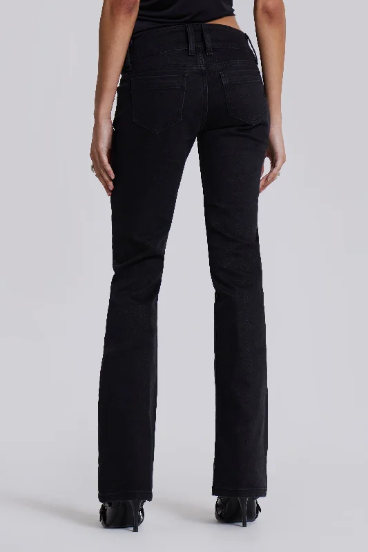 Solid Black Thirteen Jeans