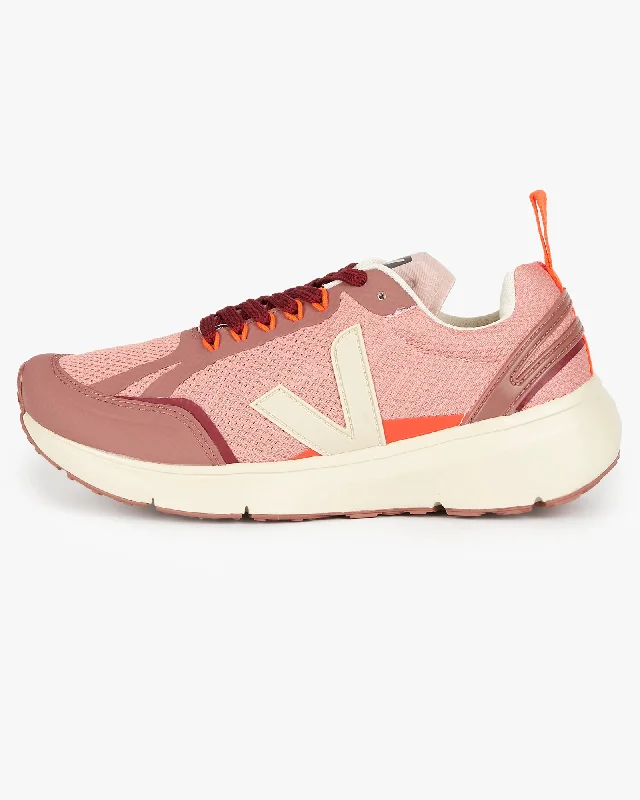 Veja Womens Condor 2 Alveomesh Vegan Sneakers - Pamplemousse / Pierre