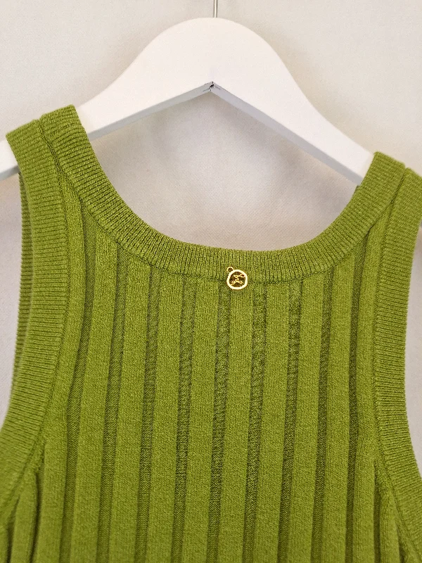 aje-essential-matcha-ribbed-tank-top-size-s-b039-349-gn