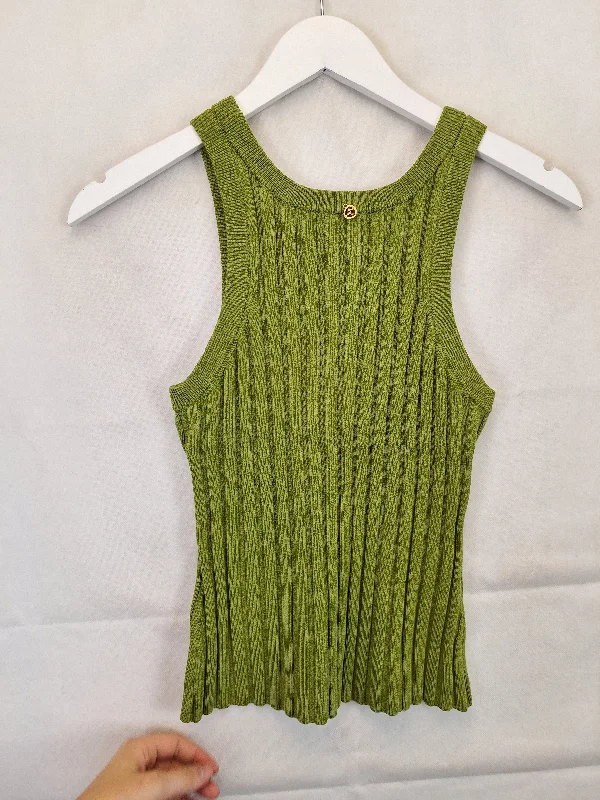 aje-essential-matcha-ribbed-tank-top-size-s-b039-349-gn