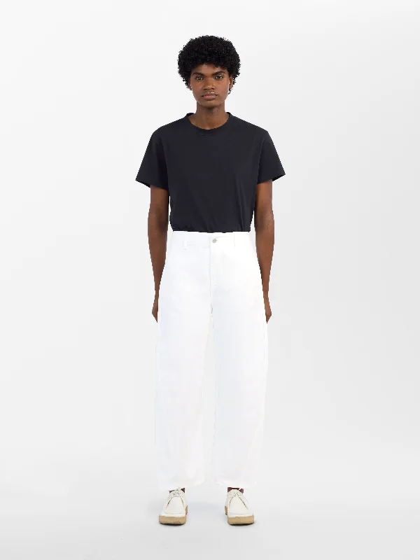 Akerman Denim Pant in Optic White