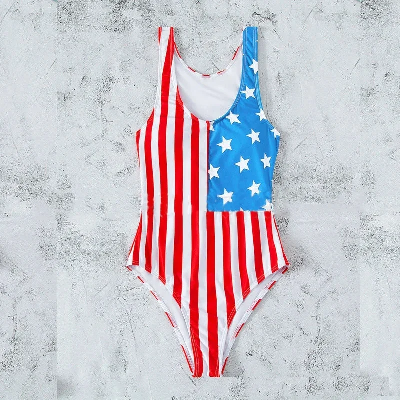 American Beach Goddess Swimsuit Bikini