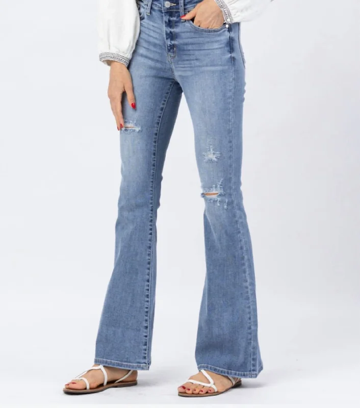 Anaheim Fit & Flare Denim Jean In Blue