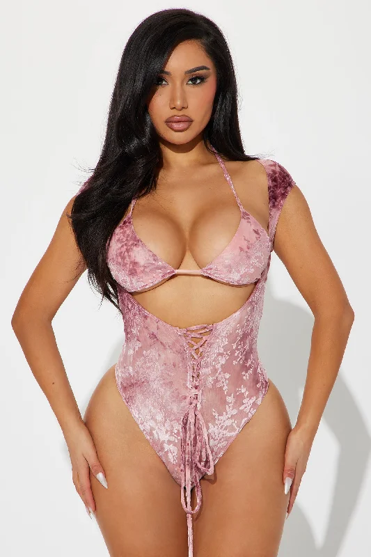 Birthday Wish Bodysuit - Mauve