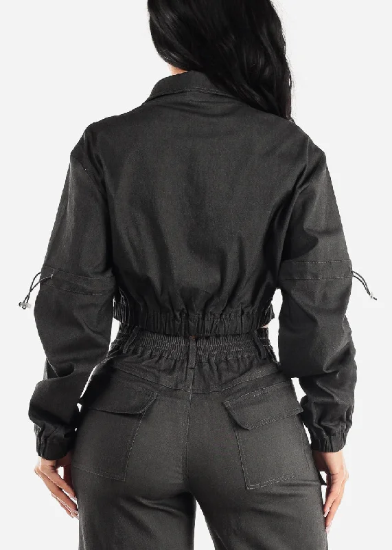 black-long-sleeve-zip-up-crop-cargo-jacket-99005tdblk