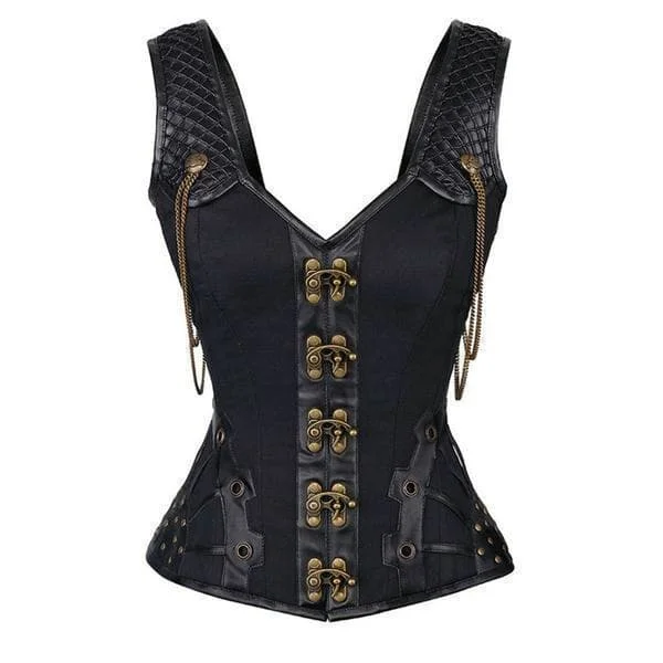 black-overbust-steampunk-corset