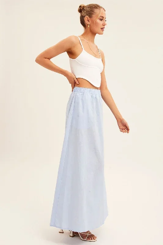 blue-maxi-skirt-linen-blend-side-split-sl1442-36nb