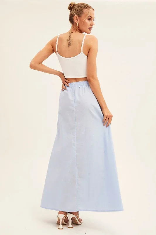 blue-maxi-skirt-linen-blend-side-split-sl1442-36nb