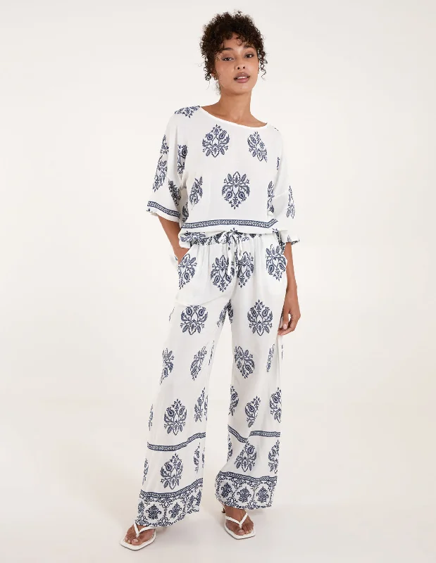 border-print-wide-leg-trouser