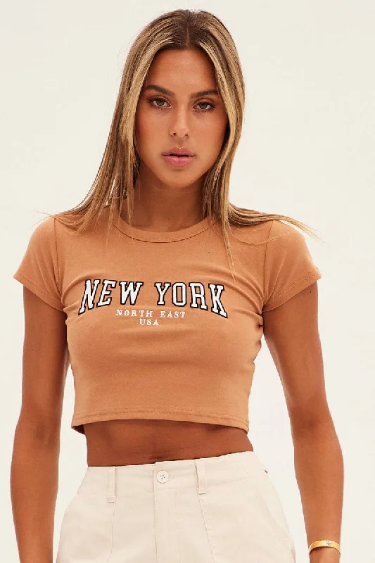 brown-baby-tee-short-sleeve-crop-round-neck-jcc1162aa-84w-2