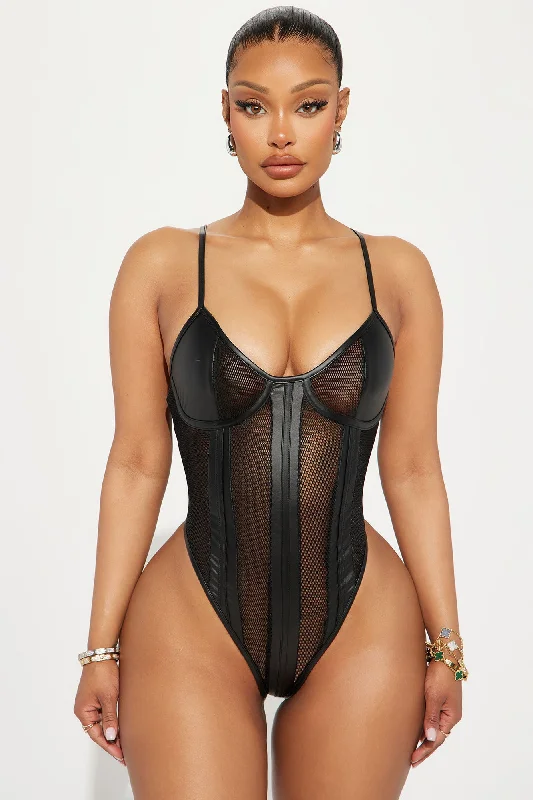 Cant Say No Bodysuit - Black