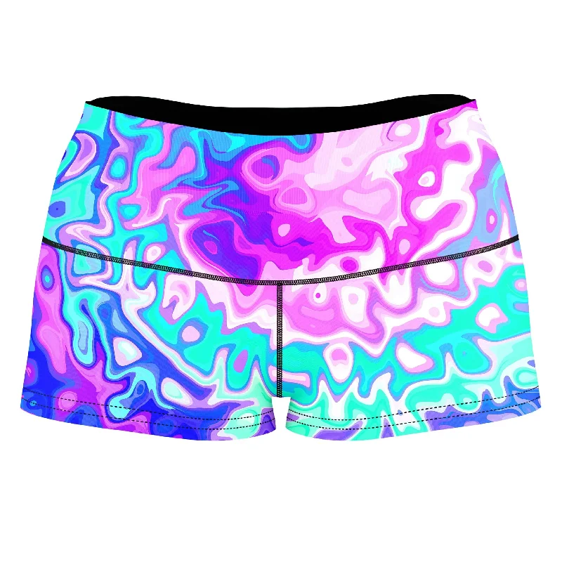 Catch The Wave High-Waisted Women's Shorts