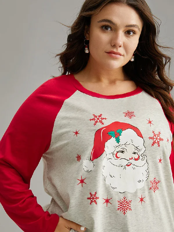 christmas-graphic-contrast-raglan-sleeve-t-shirt