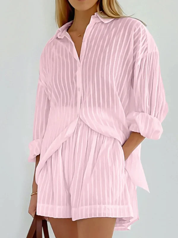 cloud-nine-pinstripe-two-piece-shorts-set