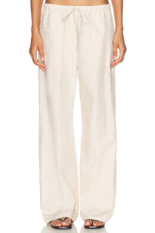 Cotton Drawstring Trousers