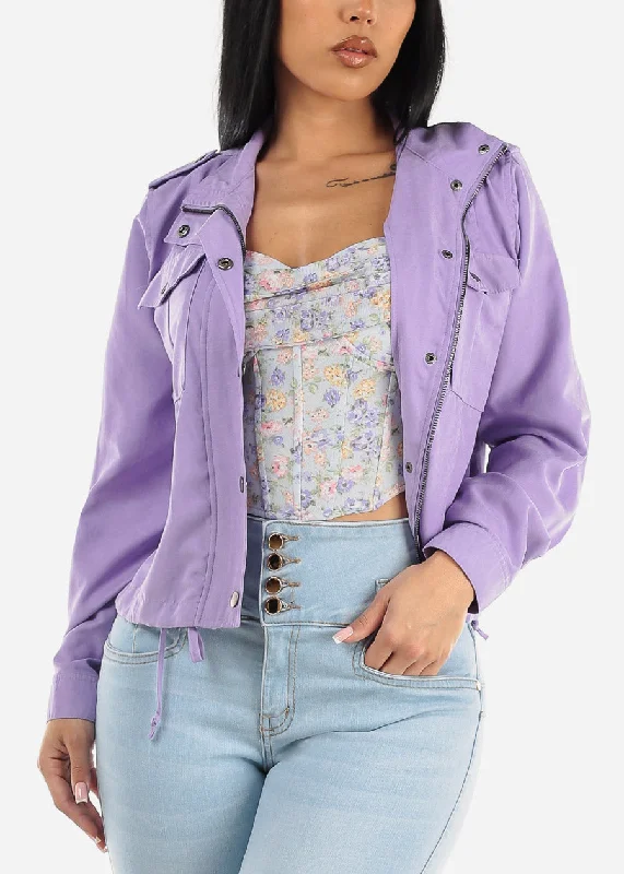 drawstring-waist-zip-up-jacket-light-purple-bj07292ltprpl